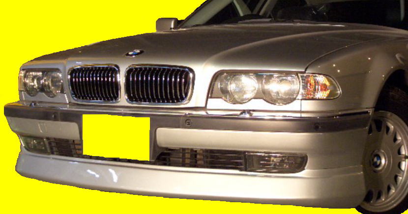 BMW　E38　7シリーズ　前期＆後期　フロントハーフスポイラー